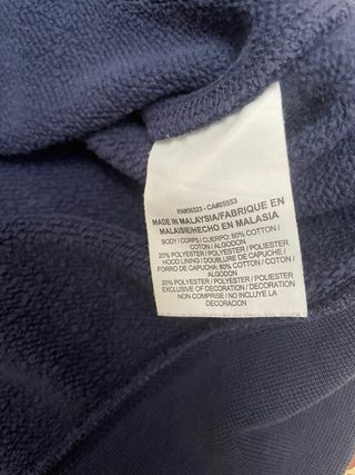 Felpa Nike blu vintage logo rosso sbiadito