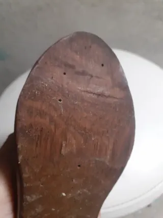 Horma de zapato sntigua de madera ver fotos