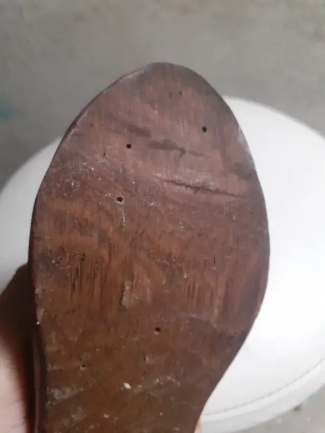 Horma de zapato sntigua de madera ver fotos