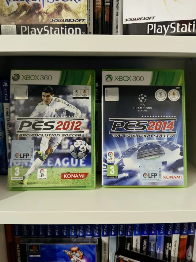 Lote PES 2012 y 2014 Xbox 360