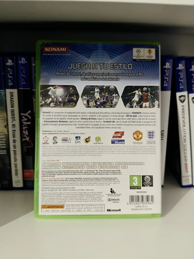 Lote PES 2012 y 2014 Xbox 360