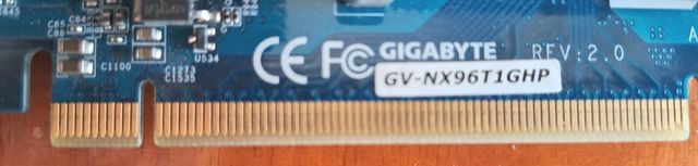 Tarjeta Gráfica Gigabyte GV-NX96T1GHP Nvidia 9600