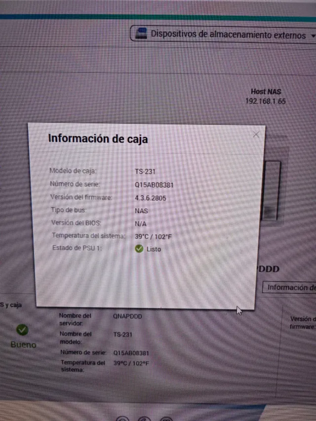 QNAP TS-231 Servidor NAS 4TB WD Red