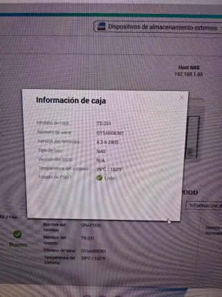 QNAP TS-231 Servidor NAS 4TB WD Red