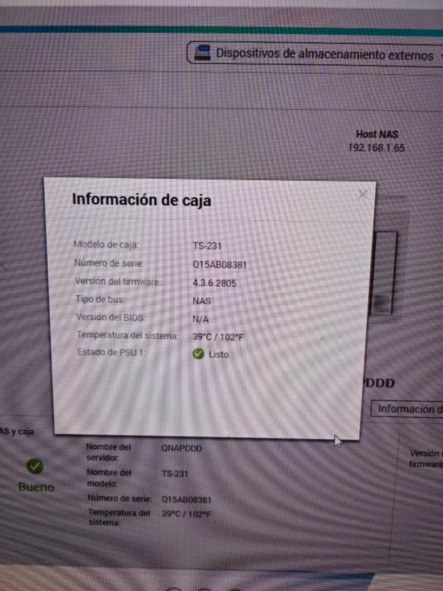 QNAP TS-231 Servidor NAS 4TB WD Red