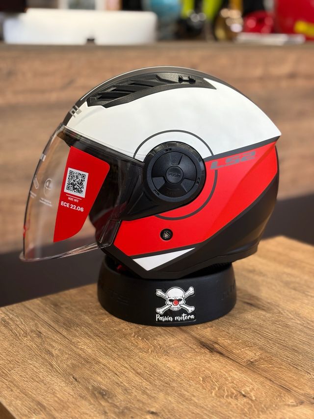 Casco Airflow II Corver Mate Rojo Blanco