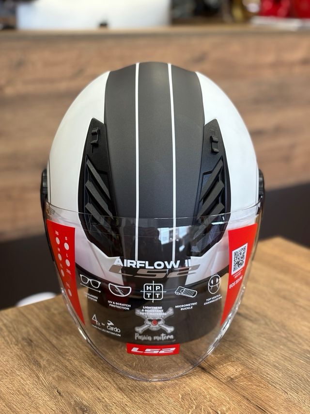 Casco Airflow II Corver Mate Rojo Blanco