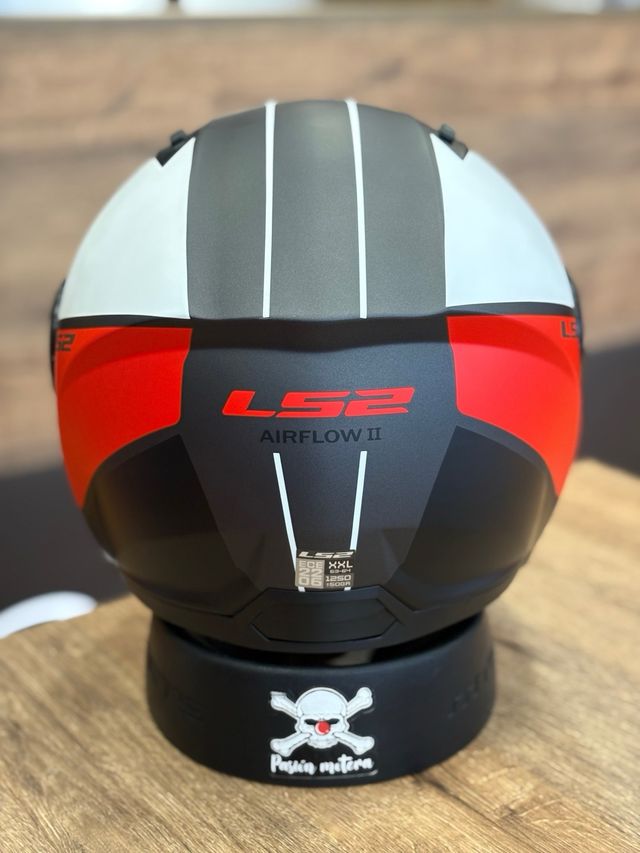 Casco Airflow II Corver Mate Rojo Blanco