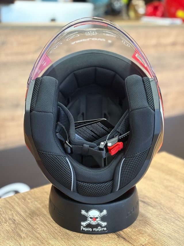 Casco Airflow II Corver Mate Rojo Blanco