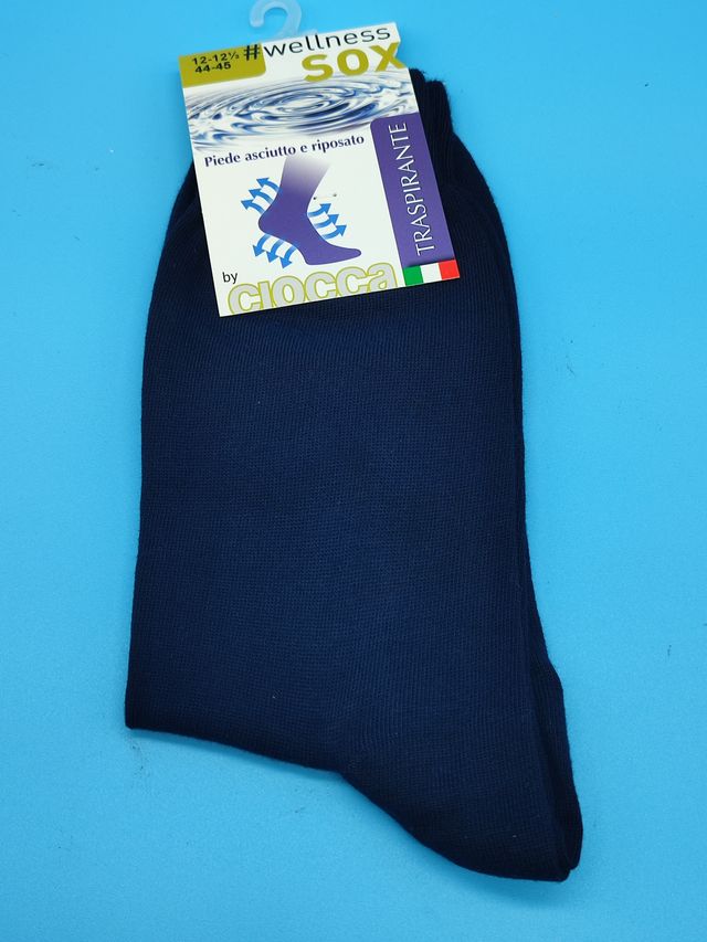 Calzini Ciocca corti caldo cotone  Tg 44/45 6 pz.