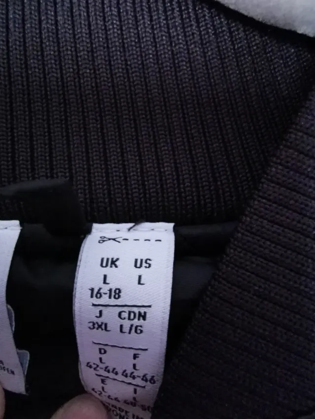 Cazadora Adidas Negra Cuero