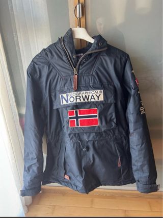 Abrigo Geographical Norway azul