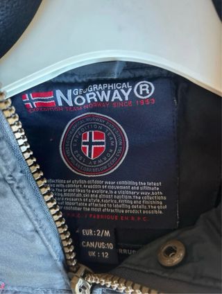 Abrigo Geographical Norway azul