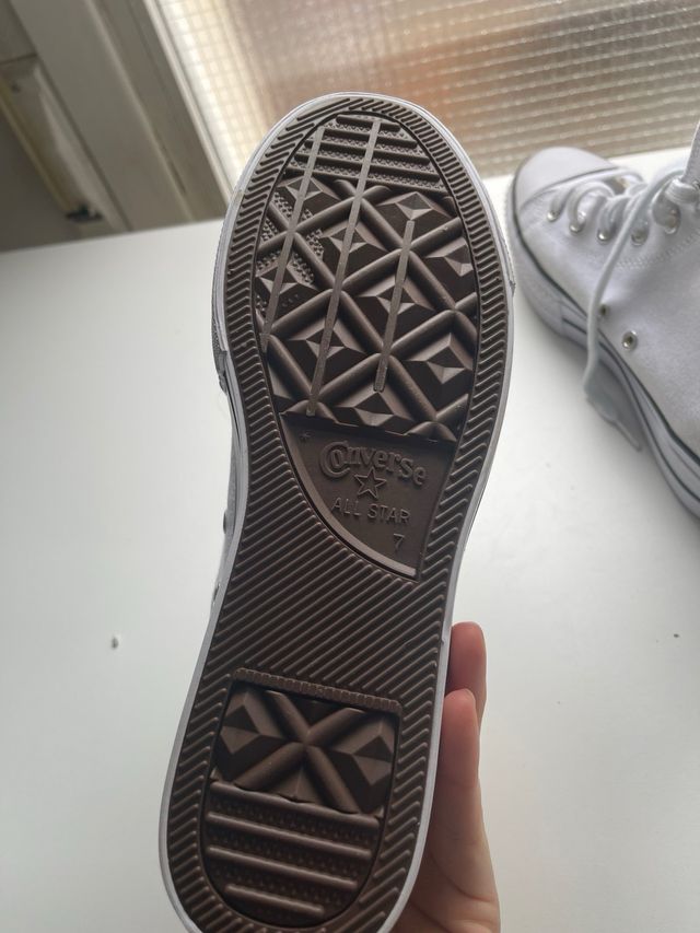 Converse Blancas Plataforma 40