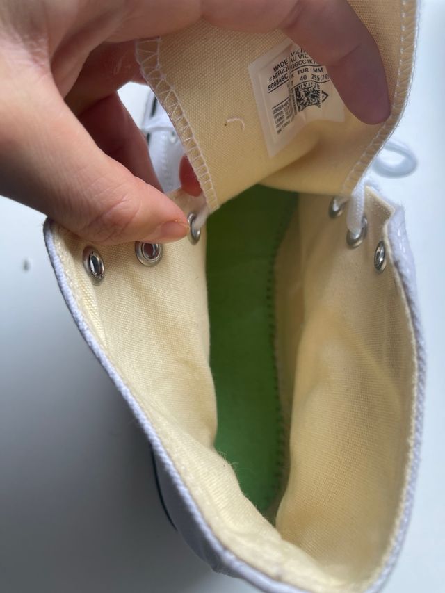 Converse Blancas Plataforma 40