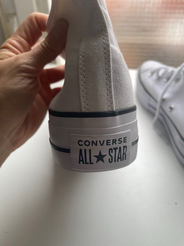 Converse Blancas Plataforma 40