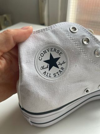 Converse Blancas Plataforma 40