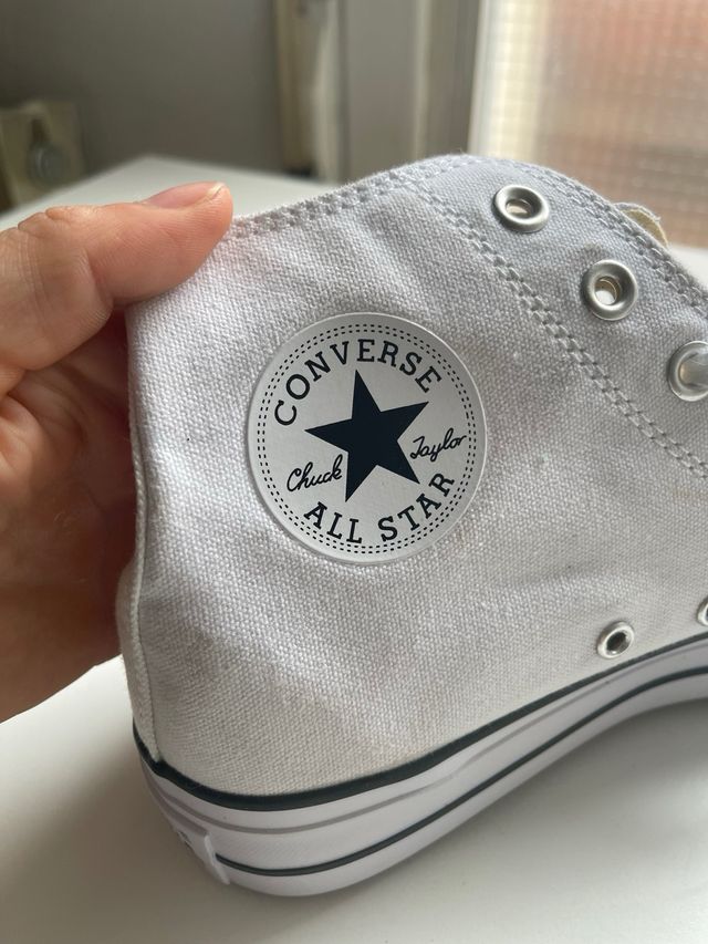 Converse Blancas Plataforma 40