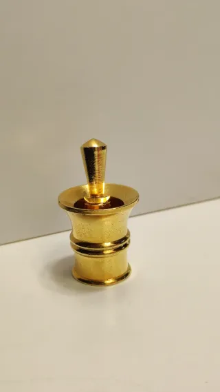 Mortaio miniatura ottone vintage