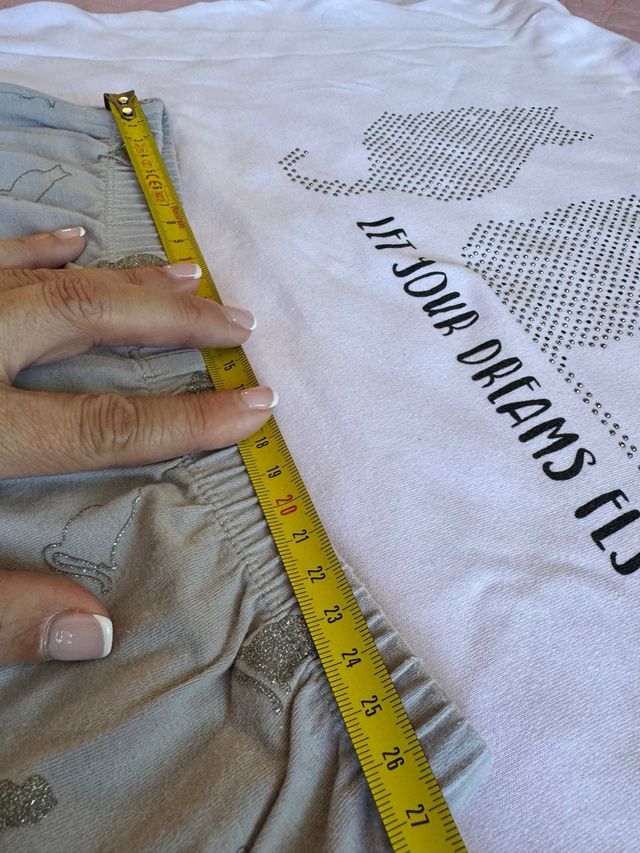 Lote 2 pijamas niña 10-12 años