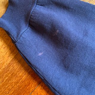 Sudadera Deportiva Azul Marino No Capucha Oversize