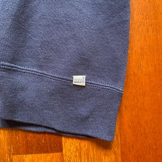Sudadera Deportiva Azul Marino No Capucha Oversize