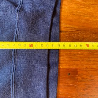 Sudadera Deportiva Azul Marino No Capucha Oversize