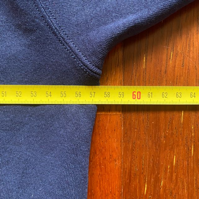 Sudadera Deportiva Azul Marino No Capucha Oversize