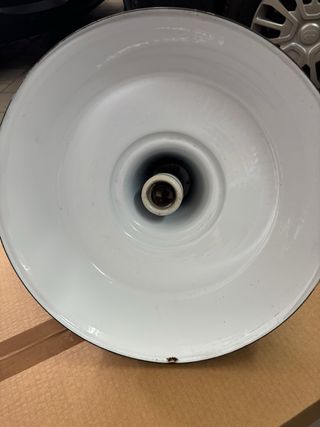 Lampada industriale vintage anni '70