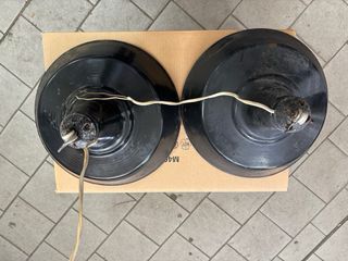 Lampada industriale vintage anni '70