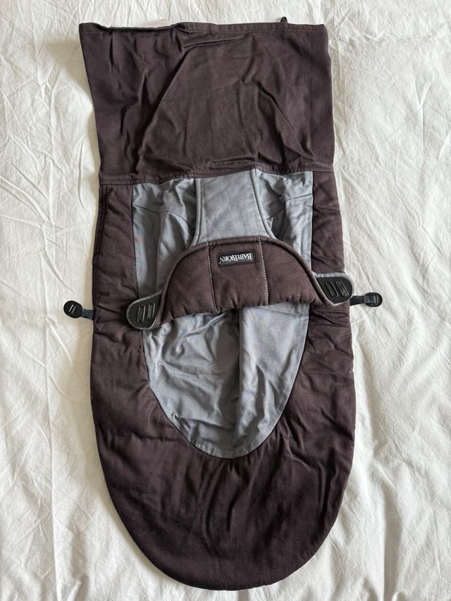 Hamaca Bebé BabyBjörn Balance Soft Negro/Gris