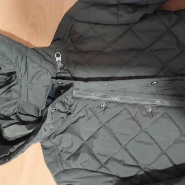 Parka acolchada con capucha niño/niña