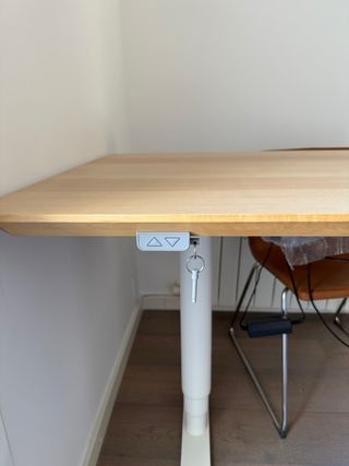 escritorio Mesa elevable eléctrica 120x60x72 hasta