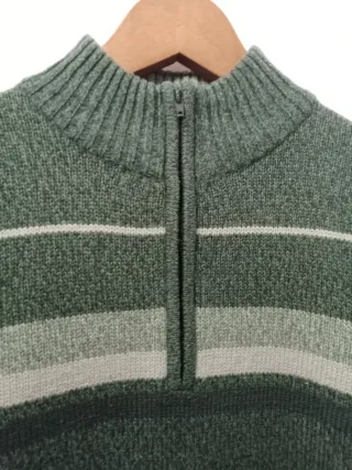 Jersey verde con rayas