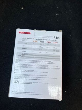 Disco Duro Toshiba P300 2TB Interno 3.5