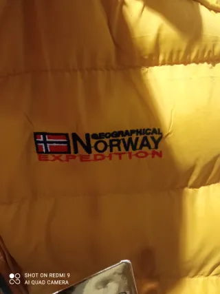 Chaqueta Geographical Norway Amarilla Talla M