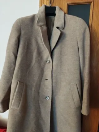 Abrigo largo ARTEIN Mohair y Lana Beige