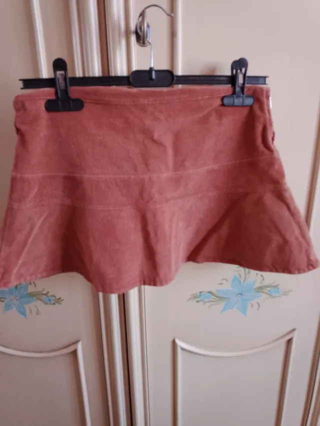 Minigonna in velluto