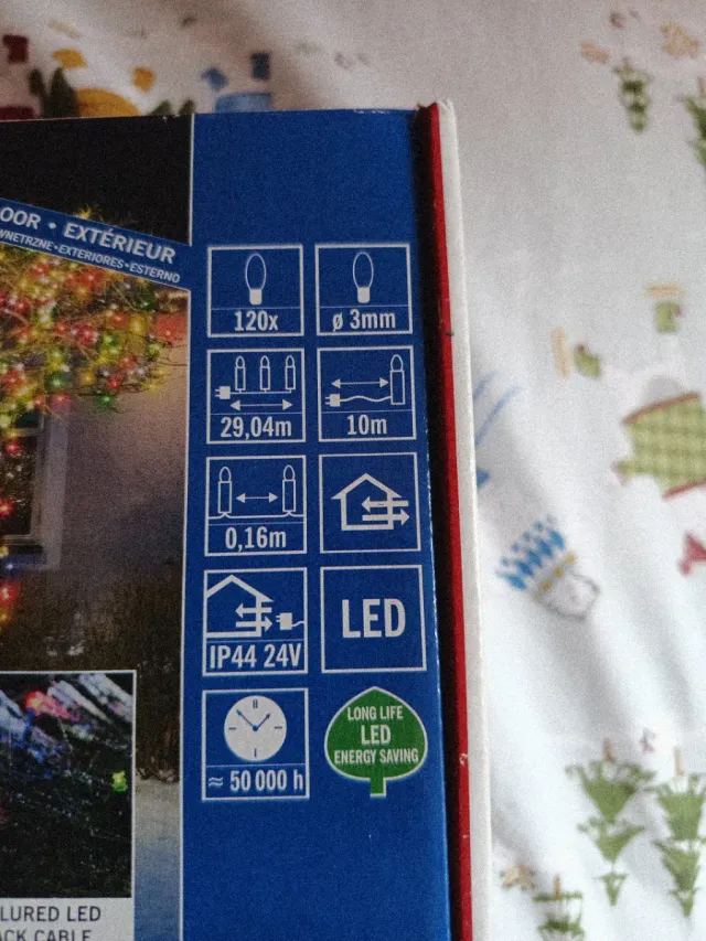 Guirnalda de luces LED Konst Smide 120x