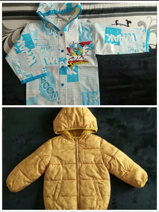 Vendo impermeabile+giacca per bambino taglia 3-4 anni