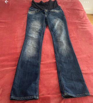 Pantalones premamá vaqueros