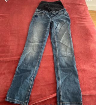 Pantalones premamá vaqueros