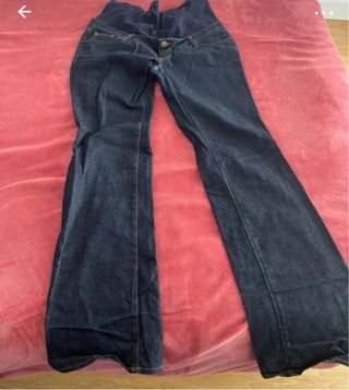 Pantalones premamá vaqueros