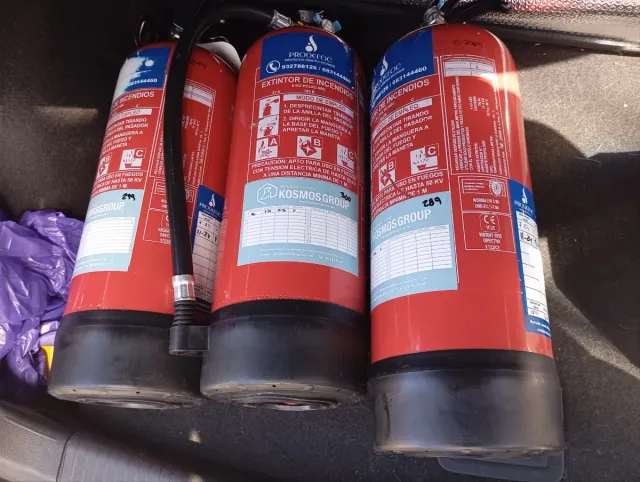 Extintores 6kg Polvo ABC, nuevos y revisados