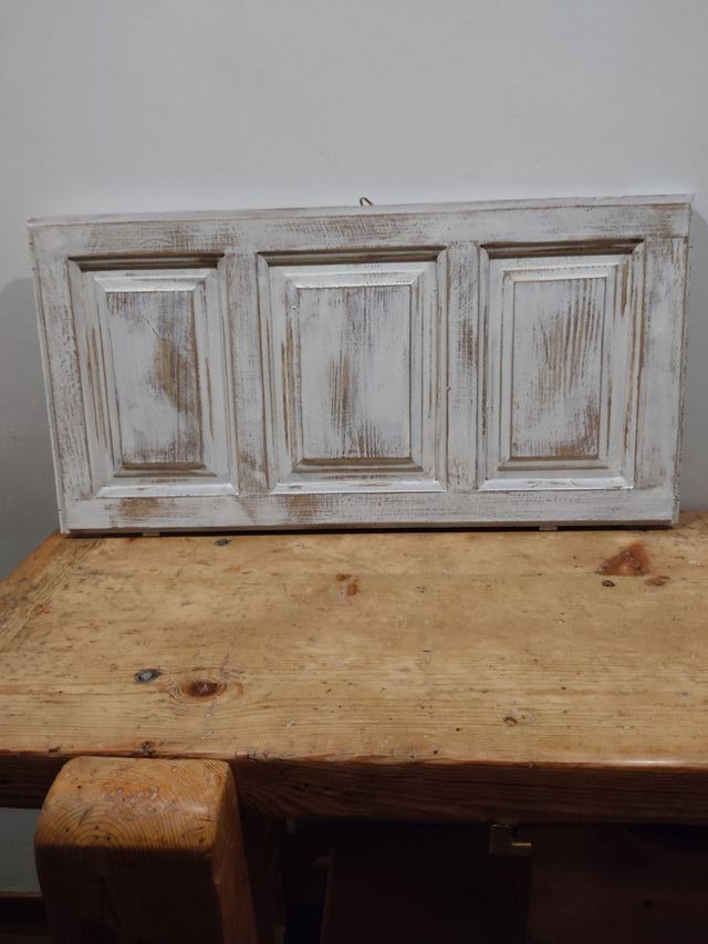 Contraventana Decorativa Blanca