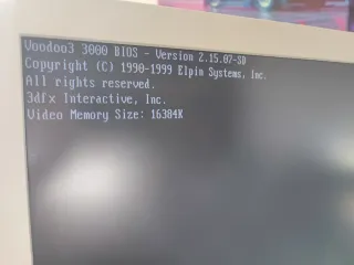 Voodoo 3 3000 AGP 3DFX Tarjeta Gráfica