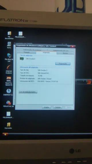 Voodoo 3 3000 AGP 3DFX Tarjeta Gráfica