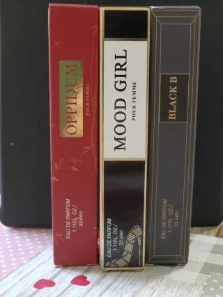 Set 3 Profumi Donna: Mood Girl, Oppidum, Black B
