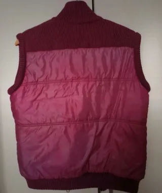 Chaleco reversible rosa