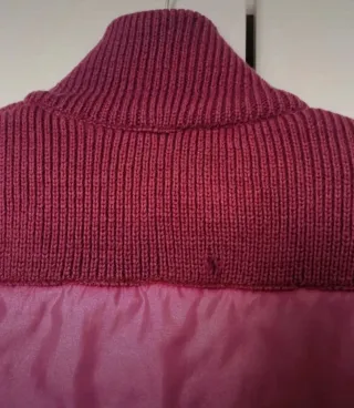 Chaleco reversible rosa